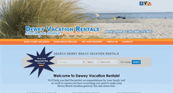 Desktop Screenshot of deweyvacationrentals.com